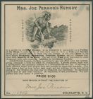 Mrs. Joe Person's Remedy label
